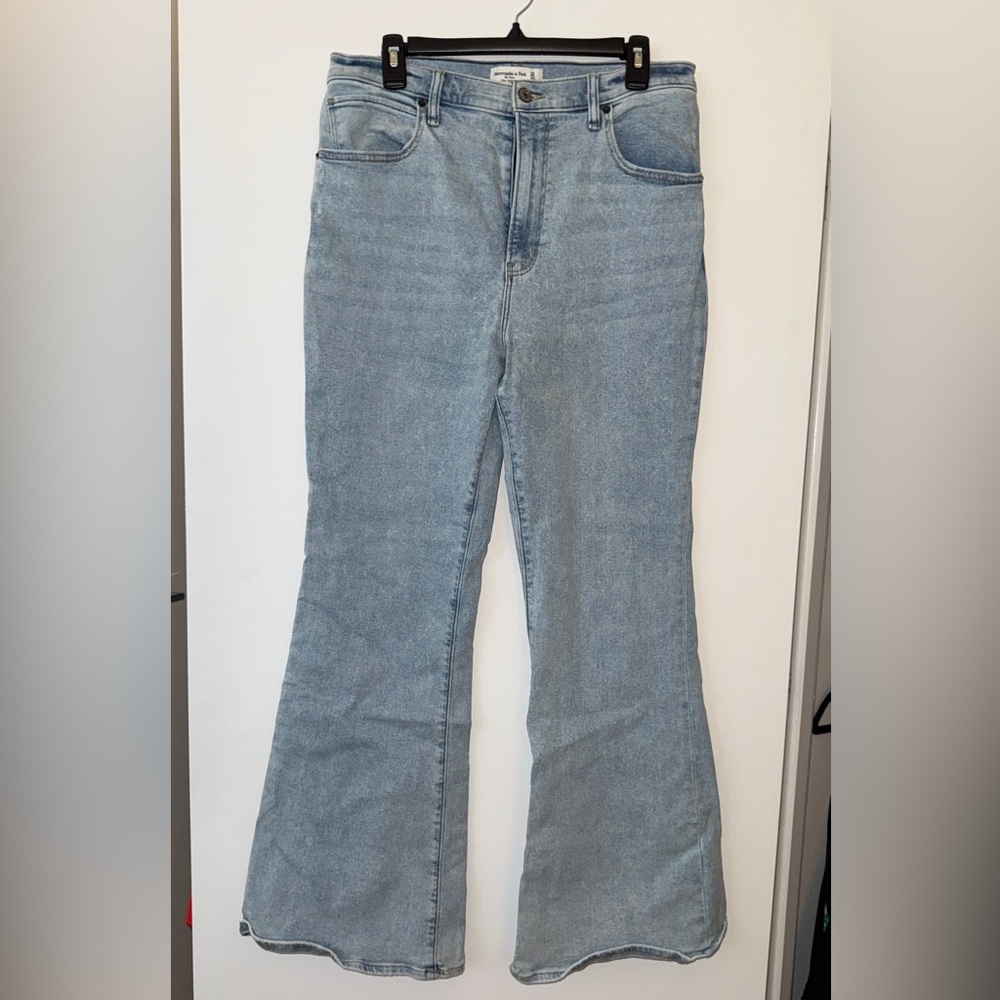 Abercrombie & Fitch Light Blue Flare Jeans
